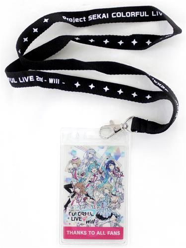 プロジェクトセカイ COLORFUL LIVE 2nd - Will - レプリカパス付きネックストラップ 【プロジェクトセカイ COLORFUL LIVE 2nd - Will -】