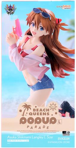 POP UP PARADE BEACH QUEENS ヱヴァンゲリヲン新劇場版 式波・アスカ・ラングレー L size 【GOODSMILE ONLINE SHOP/EVANGELION STORE限定】 【フィギュア】[グッドスマイルカンパニー]