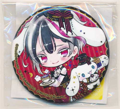 アニ☆カプ 悪魔執事と黒い猫×Cinnamoroll DollyMix 缶バッジ ベリアン・クライアン&シナモロール