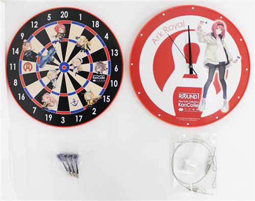 艦隊これくしょん -艦これ- 限定ROUND1艦隊くじ A賞 ダーツゲーム&掛け時計セット Ark Royal