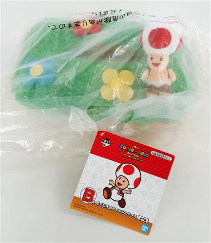【未開封】一番くじ スーパーマリオ いつも一緒マリオ&フレンズ B賞 キノピオのティッシュケース