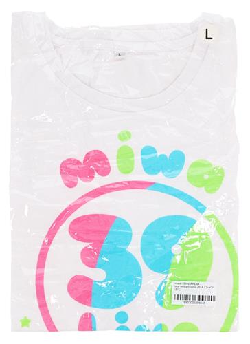 miwa -39live ARENA tour- miwanissimo 2014 Tシャツ 2 (Lサイズ)