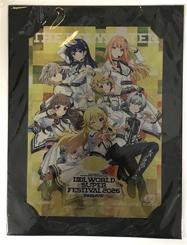 【未開封】THE IDOLM＠STER IDOL WORLD SUPER FESTIVAL 2026 キービジュアルメタルプレート YAKUDOUver.