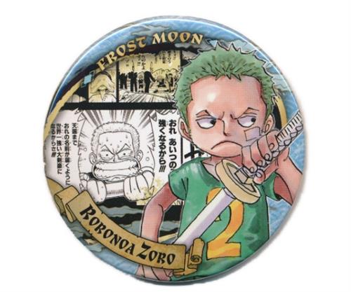 ONE PIECE コレクション缶バッジ "HEROES" 第2弾 ロロノア・ゾロ A