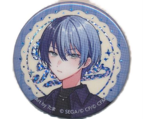 プロジェクトセカイ カラフルステージ! クリエイターズフェスタ 2025 in ニコニコ超会議 ホログラム缶バッジコレクション A 青柳冬弥