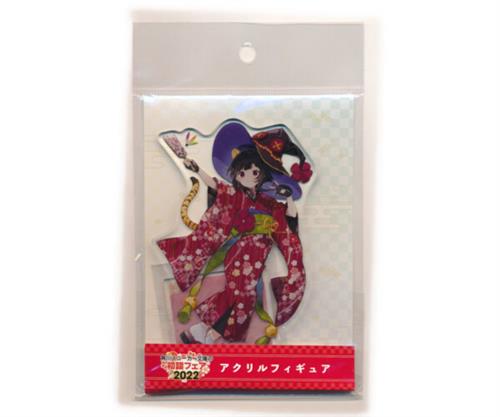 この素晴らしい世界に祝福を! スピンオフ この素晴らしい世界に爆焔を! 角川スニーカー文庫初詣フェア2022 描き下ろしアクリルフィギュア めぐみん