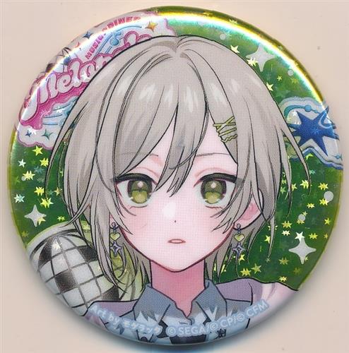 プロジェクトセカイ カラフルステージ! MUSIC&DINER ～Melopale～ ホログラム缶バッジ B Leo/need&25 時、ナイトコードで。 日野森志歩