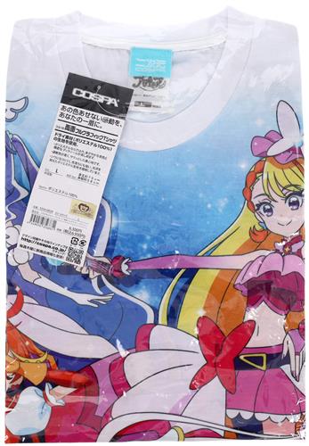 ひろがるスカイ!プリキュア 両面フルグラフィックTシャツ (Lサイズ)