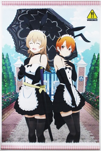 WORKING!!! B2タペストリー 轟八千代&伊波まひる 【ソフマップ BD/DVD全巻購入特典】