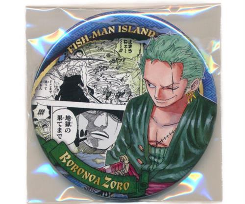 ONE PIECE コレクション缶バッジ "HEROES" 第2弾 ロロノア・ゾロ G