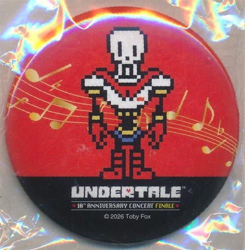 UNDERTALE 10th Anniversary Concert FINALE 缶バッジ パピルス