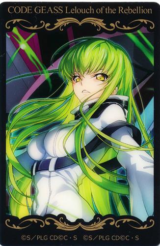 コードギアス 反逆のルルーシュ クリアカードステッカー A C.C. NG デザインG