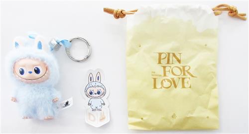 POPMART THE MONSTERS PIN FOR LOVE シリーズ ぬいぐるみペンダント(A-M) LABUBU D