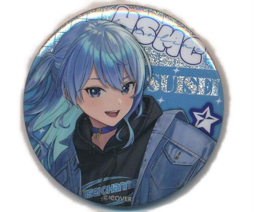 ホロライブ Seasonal Days ウィンターストリート ランダムホログラム缶バッジ 星街すいせい A