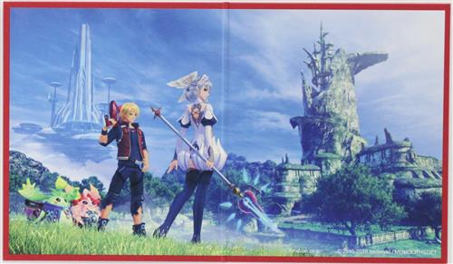 Xenoblade Definitive Edition ゼノブレイド ディフィニティブ エディション アマゾン購入特典 オリジナルパノラマ色紙 シュルク&メアリ&キノ&ネネ