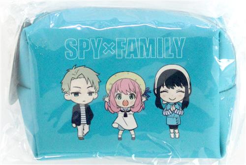 SPY×FAMILY デフォルメスクエアポーチ ロイド・フォージャー&アーニャ・フォージャー&ヨル・フォージャー