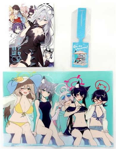 新刊3点セット(ブルアカ日誌 02+ラゲッジタグ+ダブルポケットクリアファイル) 【THE IDOLM＠STER シリーズ】[林けゐ][PALELIGHT]