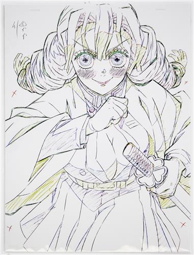 鬼滅の刃 刀鍛冶の里編 本編複製原画 甘露寺蜜璃 【ufotable BD/DVD3巻購入特典】