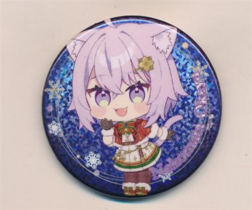 ホロライブ hololive Xmas AR LIVE Sweet Happy Holiday ランダムホログラム缶バッジ 猫又おかゆ B