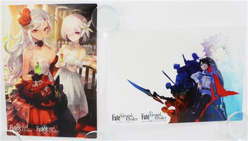 Fate/Grand Order -First Order- & -MOONLIGHT/LOSTROOM- クリアポスター 2枚セット 【アニまるっ! BD-BOX購入特典】