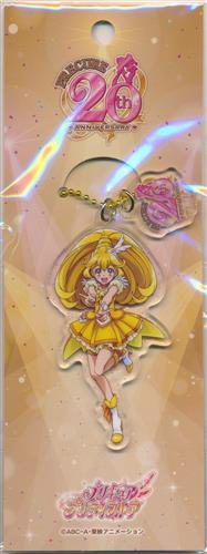 スマイルプリキュア! プリキュア シリーズ 20周年アニバーサリー ラメ入りアクリルキーチェーン 26.キュアピース プリティストア限定