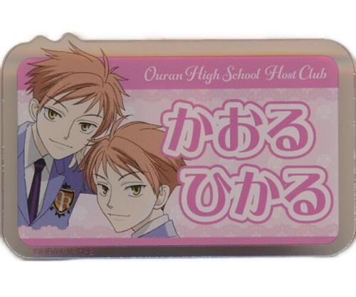 桜蘭高校ホスト部 ひらり花風かふぇ in TreeVillage おなまえクリップバッジコレクション 常陸院光&常陸院馨