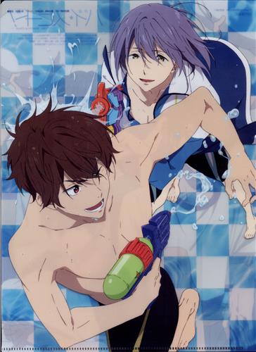 映画 ハイ☆スピード! -Free! Starting Days- クリアファイル 【アニメディア 2016年8月号 別冊付録】