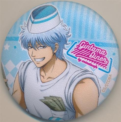 銀魂×アニメイトカフェ トレーディングぷにぷに缶バッジ 坂田銀時