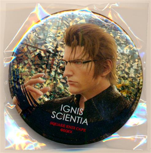 ファイナルファンタジー XV×SQUARE ENIX CAFE ホログラム缶バッジ イグニス・スキエンティア A