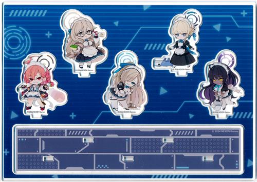 ブルーアーカイブ -Blue Archive- ミニキャラアクリルジオラマ 3.5th Anniversary POP UP STORE C&C(Cleaning&Clearing)