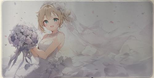 ホロライブ ウエディングいろは プレイマット (マウスパッド) 風真
