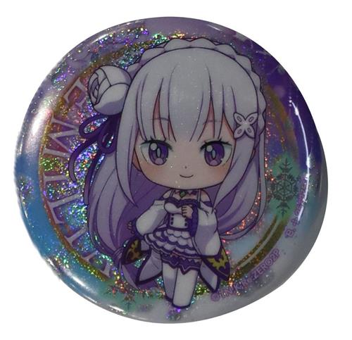 Re:ゼロから始める異世界生活 2nd season あそーと C賞 缶バッジ エミリア
