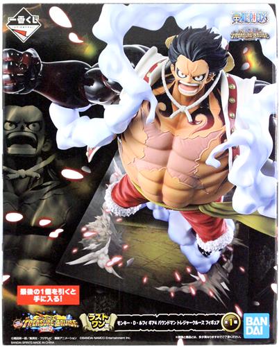 【未開封】一番くじ ONE PIECE with ONE PIECE TREASURE CRUISE Vol.2 ラストワン賞(ダブルチャンスキャンペーン) モンキー・D・ルフィ ギア4 バウンドマン トレジャークルーズ フィギュア