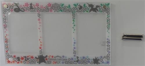 ポケットモンスター ポケモンカードゲーム 3連ディスプレイフレーム 進化の軌跡 ジャローダ&エンブオー&ダイケンキ ポケモンセンター限定