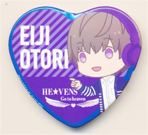 うたの☆プリンスさまっ♪ HE★VENS RADIO トレーディングハート型缶バッジ 鳳瑛二 A