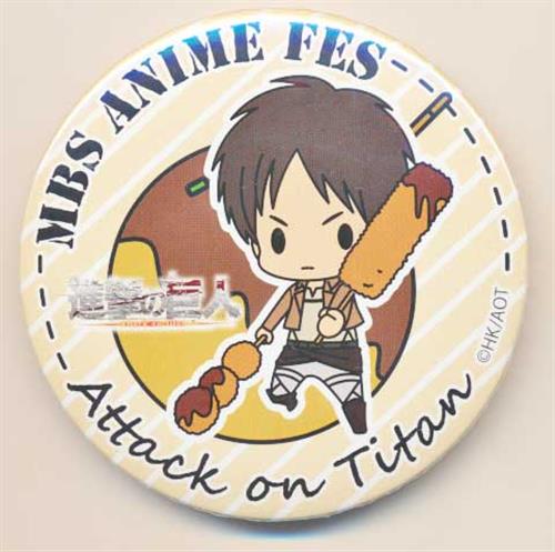 進撃の巨人 MBS ANIME FES 2017 トレーディング缶バッジ エレン・イェーガー