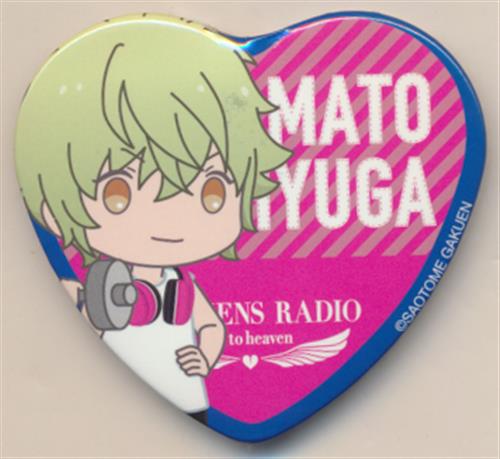 うたの☆プリンスさまっ♪ HE★VENS RADIO トレーディングハート型缶バッジ 日向大和
