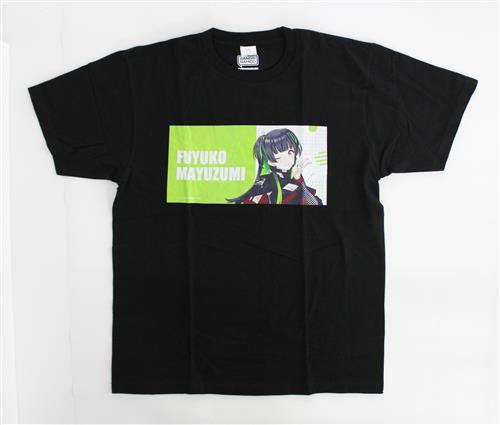 アイドルマスター シャイニーカラーズ Tシャツ ユニット衣装ver. BLACK 黛冬優子 (メンズ/Lサイズ)