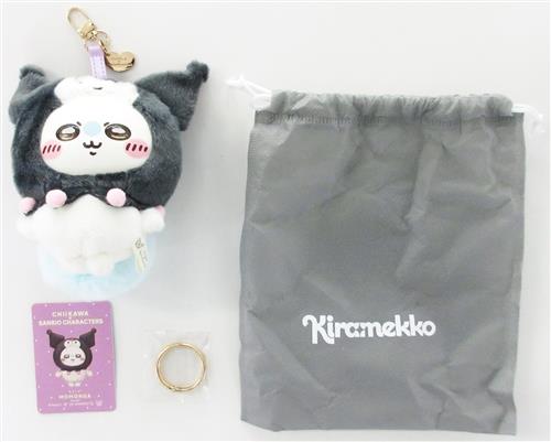 ちいかわ×サンリオキャラクターズ Kiramekko モモンガ×クロミ