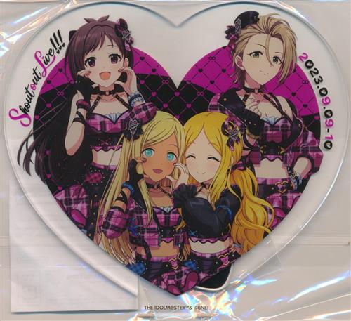 アイドルマスター シンデレラガールズ Shout out Live!!! ハートアクリルスタンド 【アソビストア特装版 BD-BOX内容物】