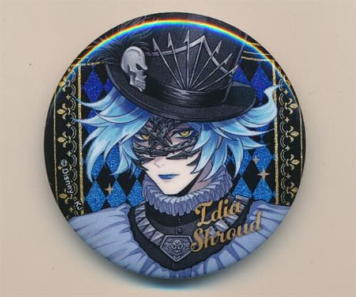 Disney TWISTED-WONDERLAND トレーディンググリッター缶バッジ マスカレードドレスver. イデア・シュラウド