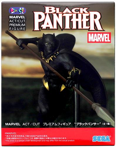【未開封】MARVEL ACT/CUT プレミアムフィギュア "ブラックパンサー"