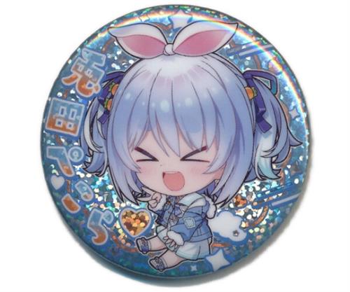 ホロライブ 缶バッジスナック vol.1 ホログラム缶バッジ 兎田ぺこら