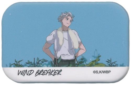 WIND BREAKER Clover Worksショップ in TSUTAYA BOOKSTORE 川崎駅前店 ED場面写マットスクエア缶バッジコレクション 梅宮一