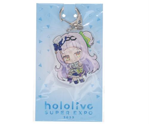 ホロライブ hololive SUPER EXPO 2023 ミニキャラアクリルキーホルダー ブライト衣装ver. 紫咲シオン