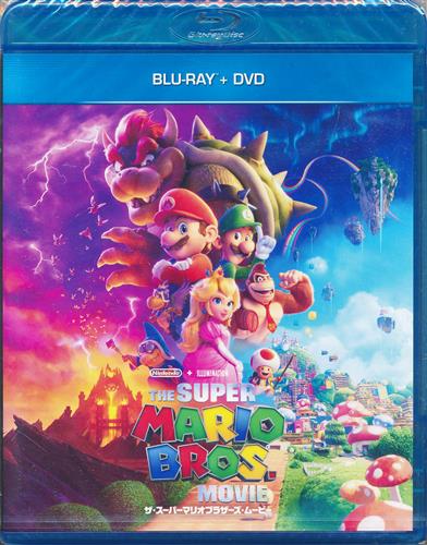 【未開封】ザ・スーパーマリオブラザーズ・ムービー オリジナルパスケース ラバーチャーム付限定版 Blu-ray Disc+DVD 【ブルーレイ】