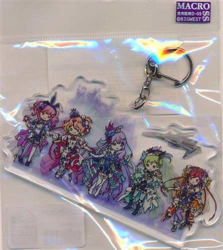 マクロスΔ グラフアートデザイン デカアクリルキーホルダー ワルキューレ C