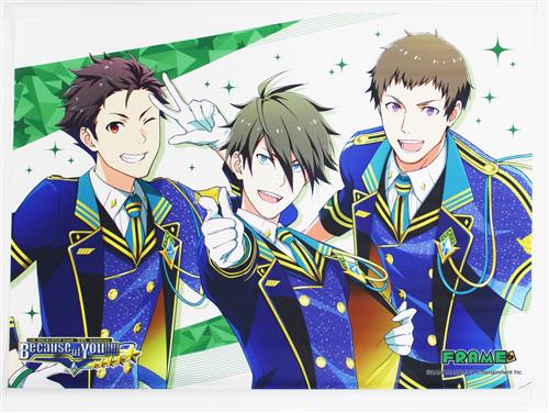 THE IDOLM＠STER SideM タペストリー 5周年 FRAME 握野英雄&信玄誠司