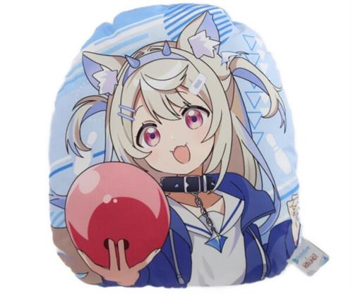 ホロライブ×ROUND1 ダイカットクッション フワワ・アビスガード