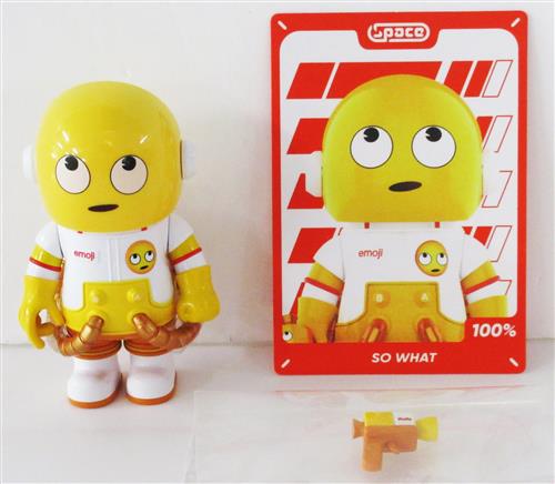 POPMART MEGA SPACE MOLLY 100%×emoji Series SO WHAT 【フィギュア】[POPMART]
